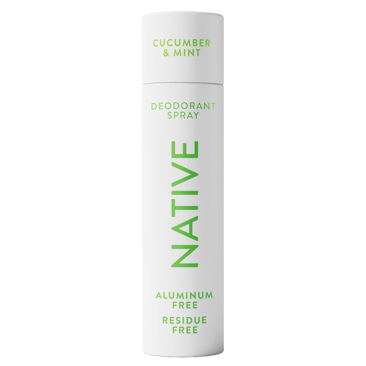 Native Deodorant Body Spray Cucumber & Mint front view