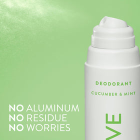 Native Deodorant Body Spray Cucumber & Mint packaging details