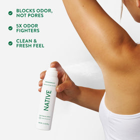 Native Deodorant & Body Spray Eucalyptus & Mint close-up of nozzle