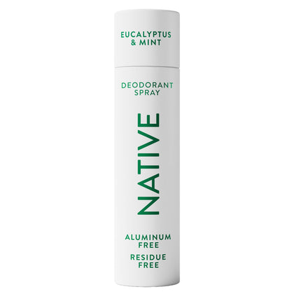 Native Deodorant & Body Spray Eucalyptus & Mint front view