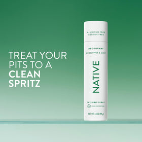 Native Deodorant & Body Spray Eucalyptus & Mint packaging