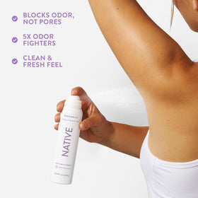 Native Deodorant & Body Spray Lilac & White Tea lifestyle scene
