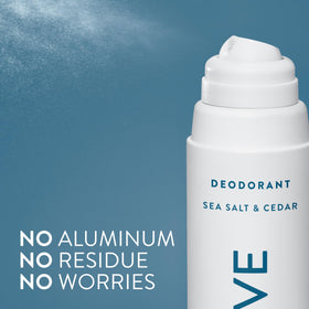 Native Deodorant & Body Spray Sea Salt & Cedar packaging