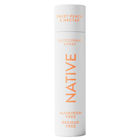 Native Deodorant & Body Spray Sweet Peach & Nectar front view
