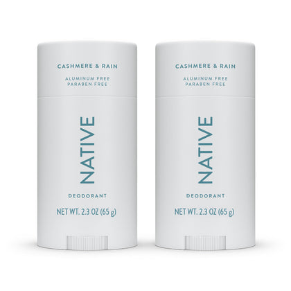 Native Deodorant Cashmere & Rain 2-pack front view