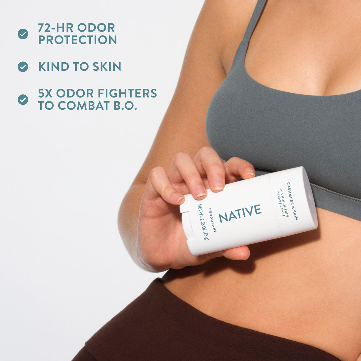 Native Deodorant Cashmere & Rain with natural ingredients