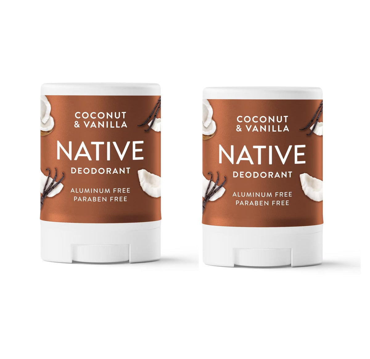 Native Deodorant Coconut & Vanilla 0.5oz front view