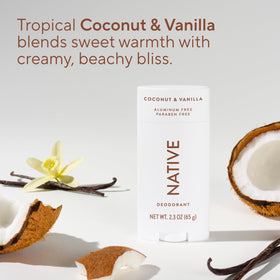 Native Deodorant Coconut & Vanilla application on skin