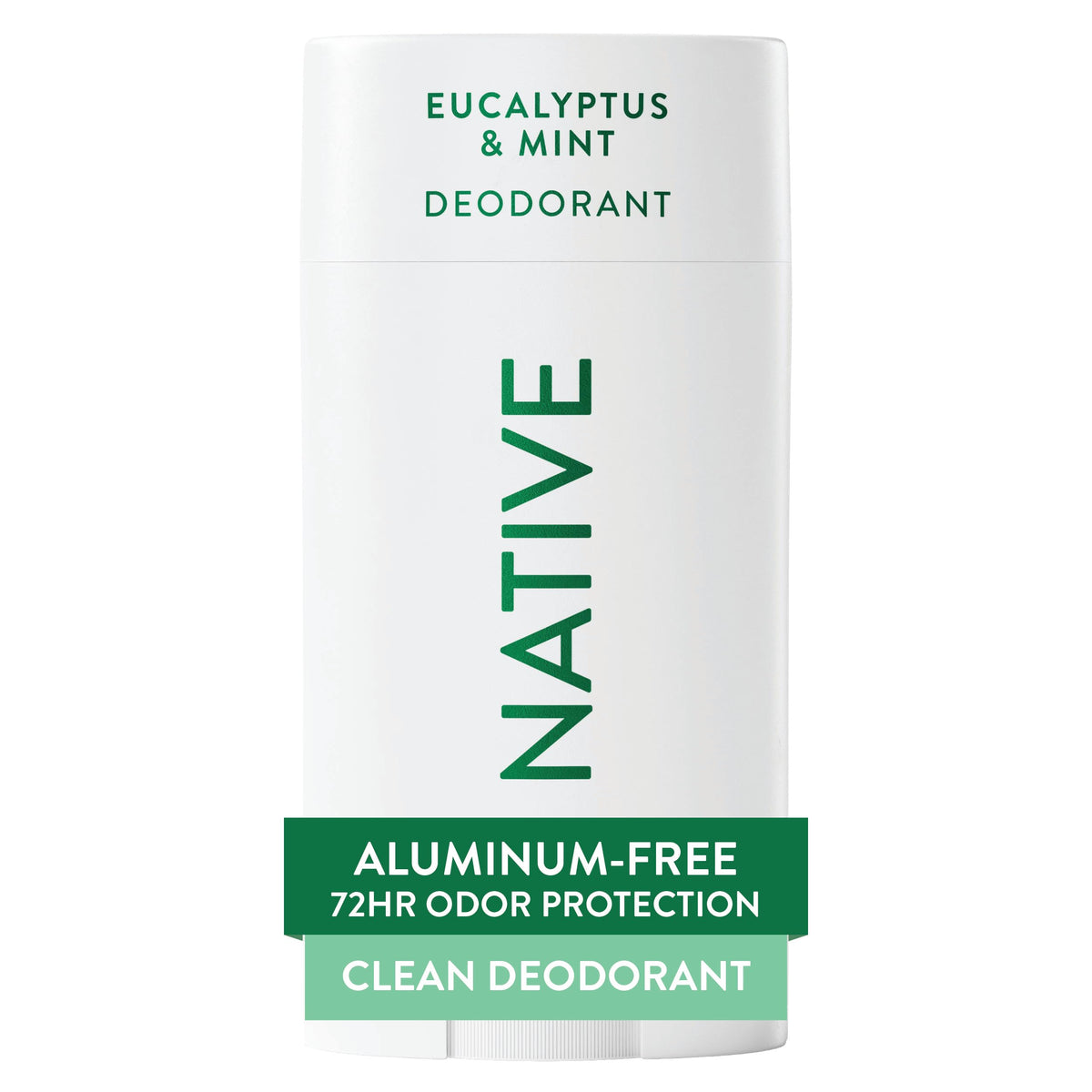 Native Deodorant Eucalyptus & Mint front view packaging