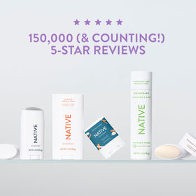 Native deodorant in use during daily routine