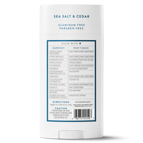 Native deodorant Sea Salt & Cedar lifestyle scene
