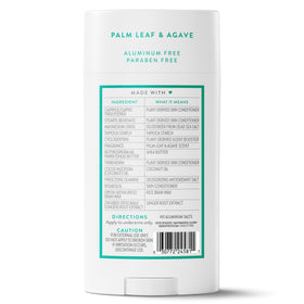 Native deodorant stick alongside other personal care products