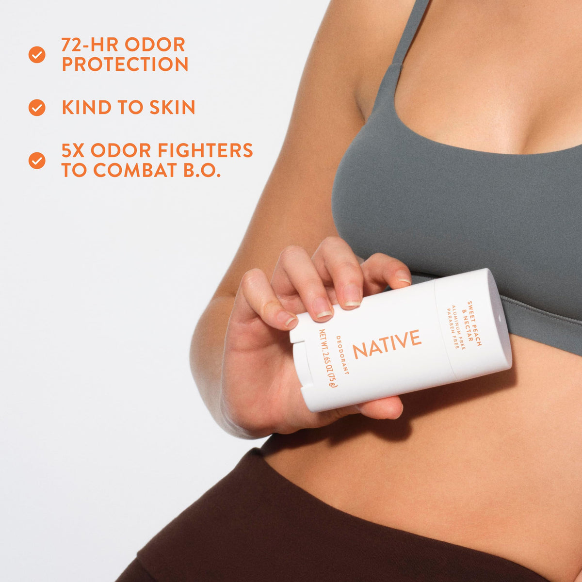 Native Deodorant Sweet Peach & Nectar with natural ingredients
