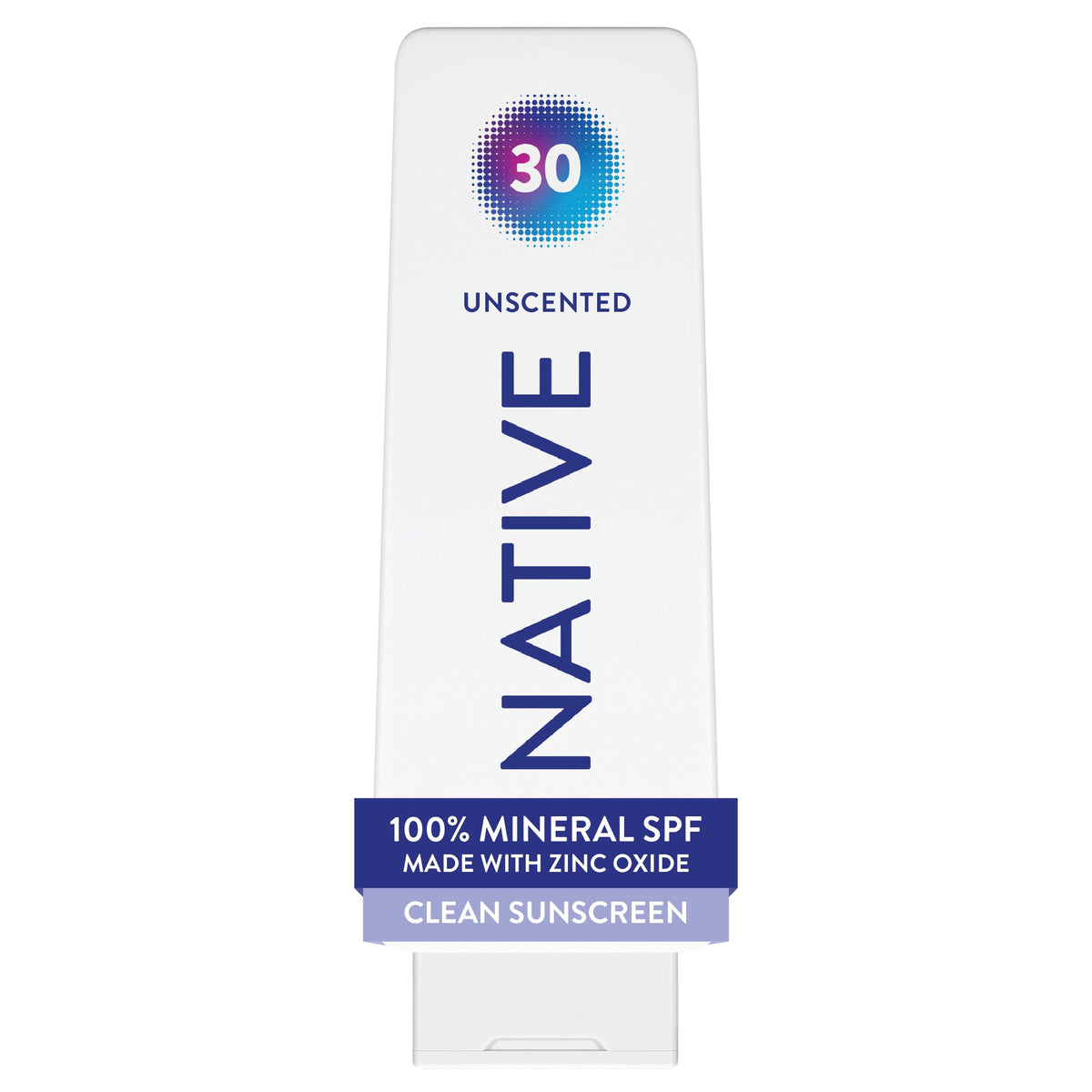 Native Mineral Sunscreen Lotion SPF 30, 7 oz front view