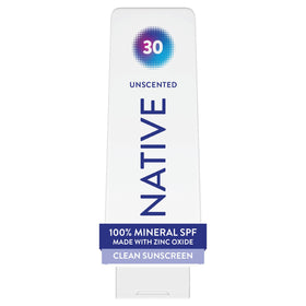 Native Mineral Sunscreen Lotion SPF 30, 7 oz front view
