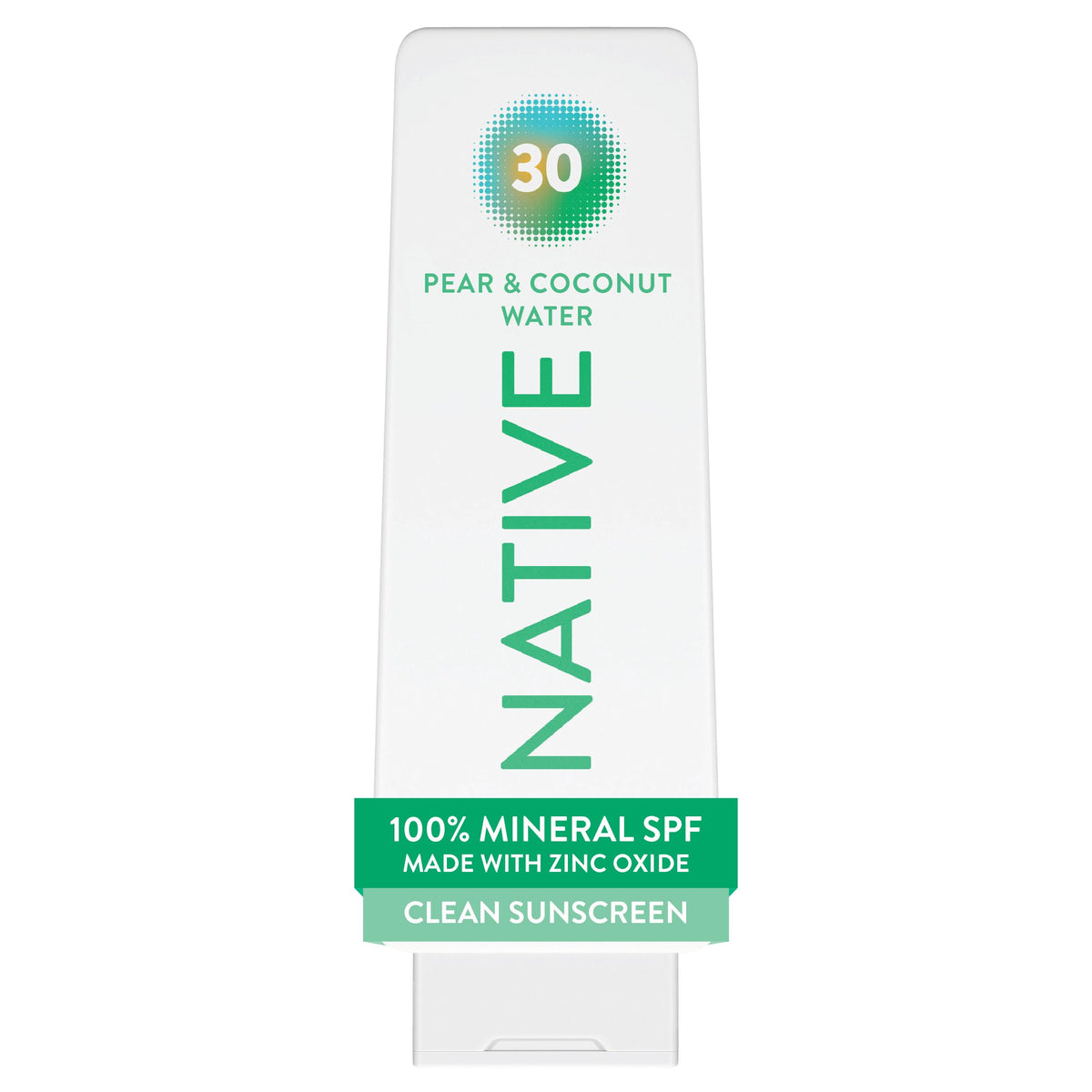 Native Mineral Sunscreen Lotion SPF 30 front view, 7 oz