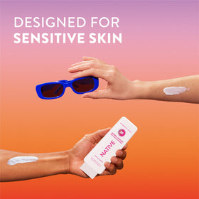 Native Mineral Sunscreen Lotion SPF 30 Tropical Breeze lifestyle scene