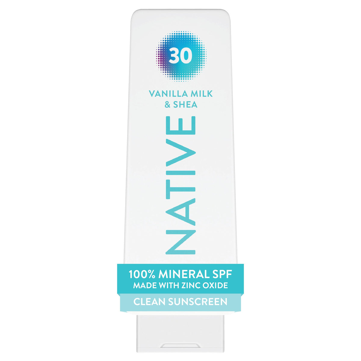 Native Mineral Sunscreen Lotion SPF 30, Vanilla Milk & Shea, front view