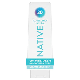 Native Mineral Sunscreen Lotion SPF 30, Vanilla Milk & Shea, front view