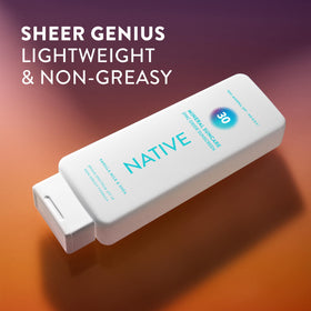 Native Mineral Sunscreen Lotion SPF 30, Vanilla Milk & Shea, packaging details