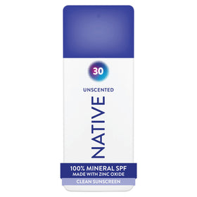 Native Mineral Sunscreen Spray SPF 30, Unscented, 7 oz front view