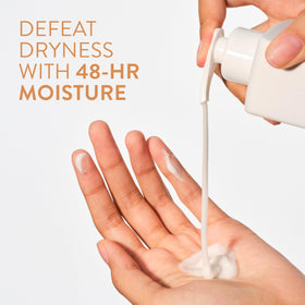 Native Moisturizing Body Lotion back view with ingredient list