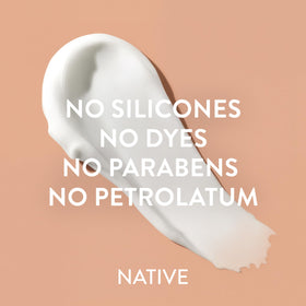 Native Moisturizing Body Lotion with shea butter and honey ingredients