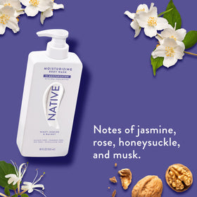 Native Moisturizing Body Wash 18 oz bottle side view