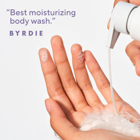 Native Moisturizing Body Wash creamy lather demonstration