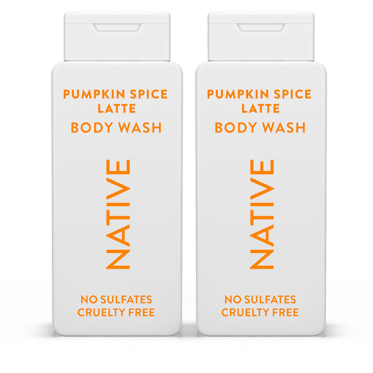 Native Pumpkin Spice Latte Body Wash 18 oz front view