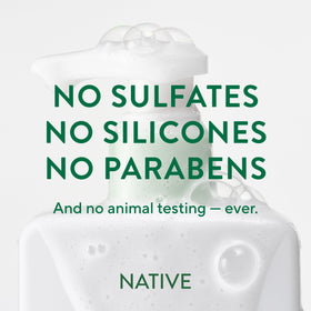 Native Scalp Detox Shampoo and Conditioner with eucalyptus and mint leaves