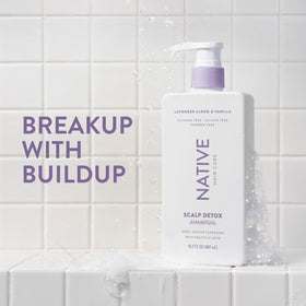 Native Scalp Detox Shampoo Lavender Cloud & Vanilla back view