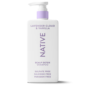 Native Scalp Detox Shampoo Lavender Cloud & Vanilla front view
