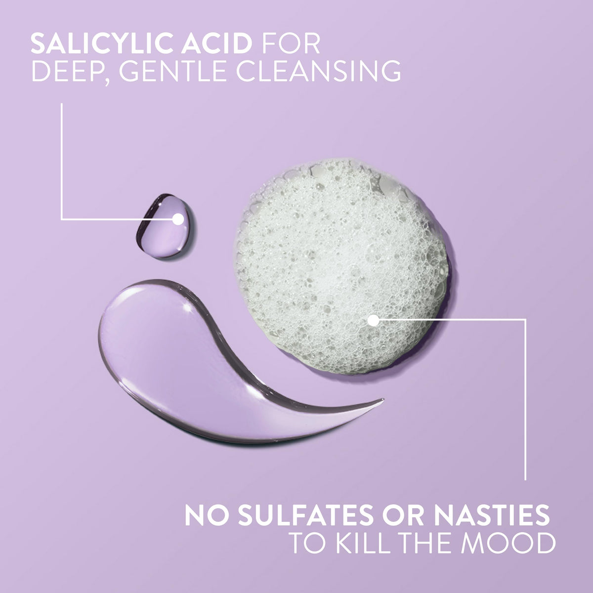 Native Scalp Detox Shampoo Lavender Cloud & Vanilla with lavender flowers