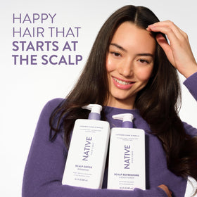 Native Scalp Refreshing Conditioner Lavender Cloud & Vanilla with avocado oil ingredients
