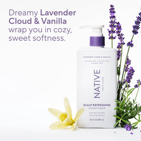 Native Scalp Refreshing Conditioner Lavender Cloud & Vanilla with soft texture