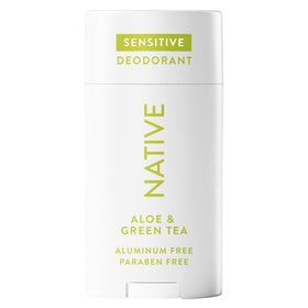 Native Sensitive Deodorant front view with Aloe & Green Tea scent