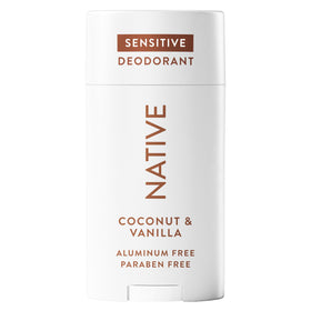 Native Sensitive Deodorant front view with coconut and vanilla scent
