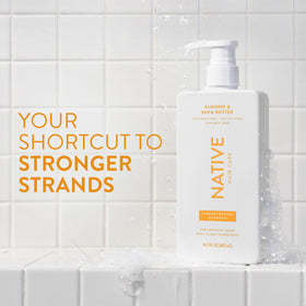 Native Shampoo and Conditioner Set Almond & Shea Butter side view