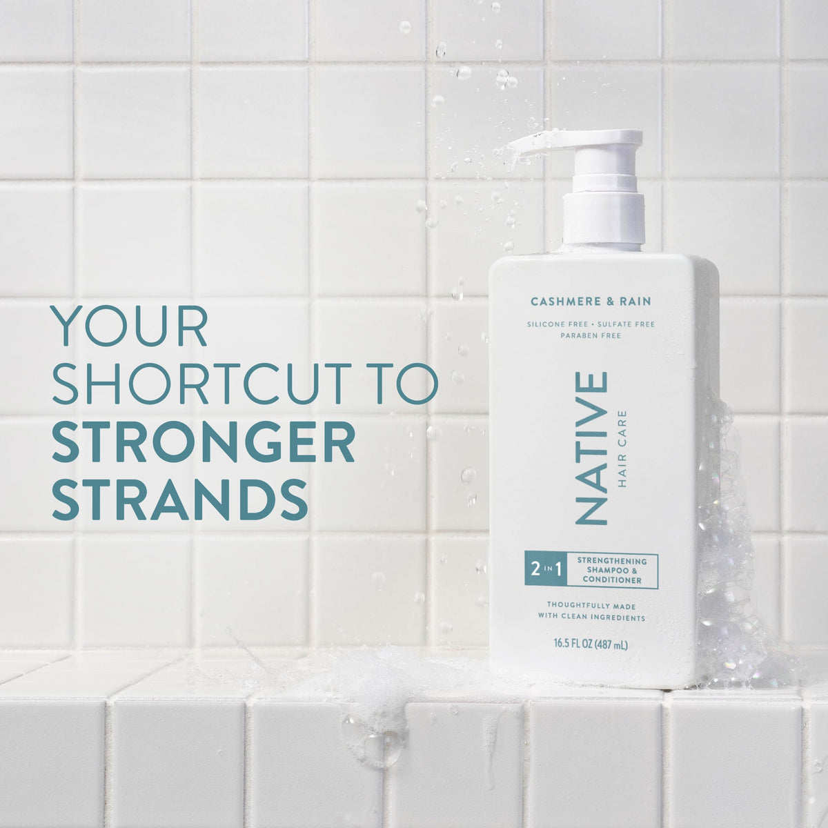Native Strengthening 2-in-1 Shampoo & Conditioner back view