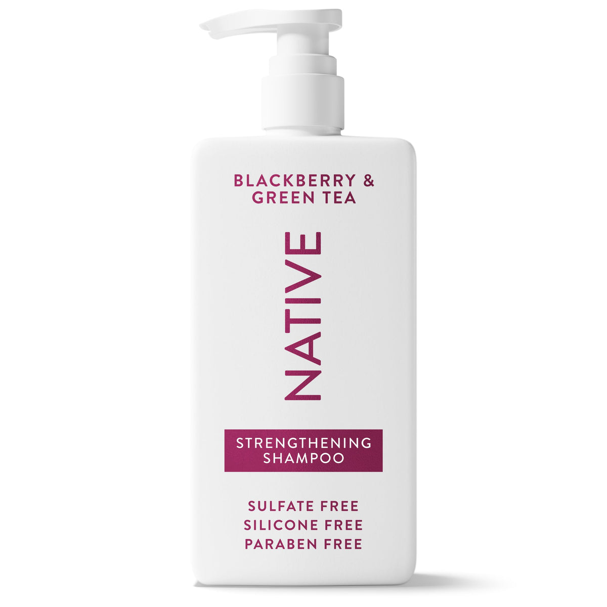 Native Strengthening Shampoo Blackberry & Green Tea 16.5 fl Oz front view