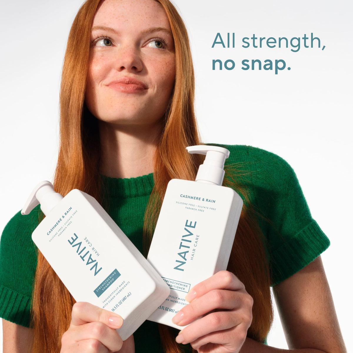 Native Strengthening Shampoo Cashmere & Rain with conditioner