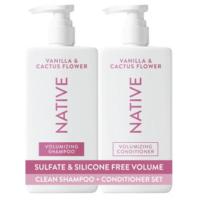 Native Vanilla & Cactus Flower Shampoo front view, 16.5 fl oz
