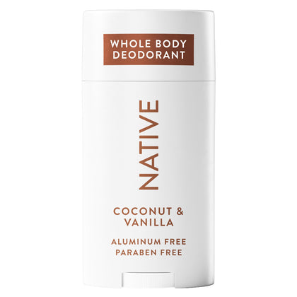 Native Whole Body Deodorant Coconut & Vanilla front view