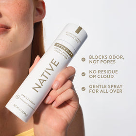 Native Whole Body Deodorant Spray packaging close-up