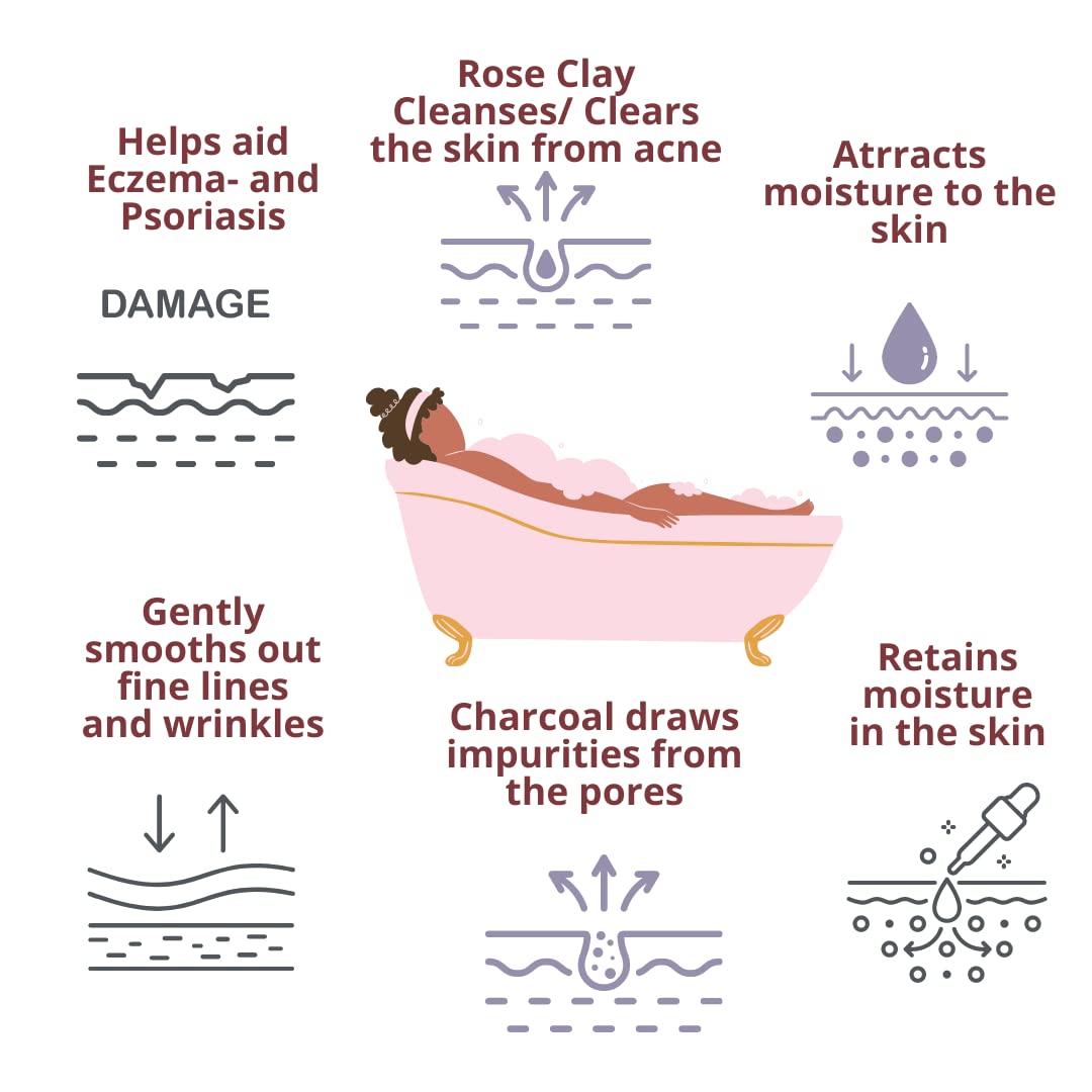 Natural ingredients used in Sea Moss Soap including shea butter