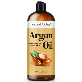 Natural Riches Moroccan Argan Oil 16 Fl Oz bottle front view