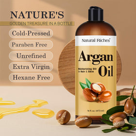 Natural Riches Moroccan Argan Oil 16 Fl Oz lifestyle use
