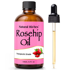 Natural Riches Rosehip Seed Oil 4 Fl Oz front view