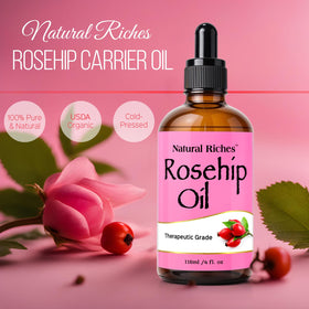 Natural Riches Rosehip Seed Oil texture on skin